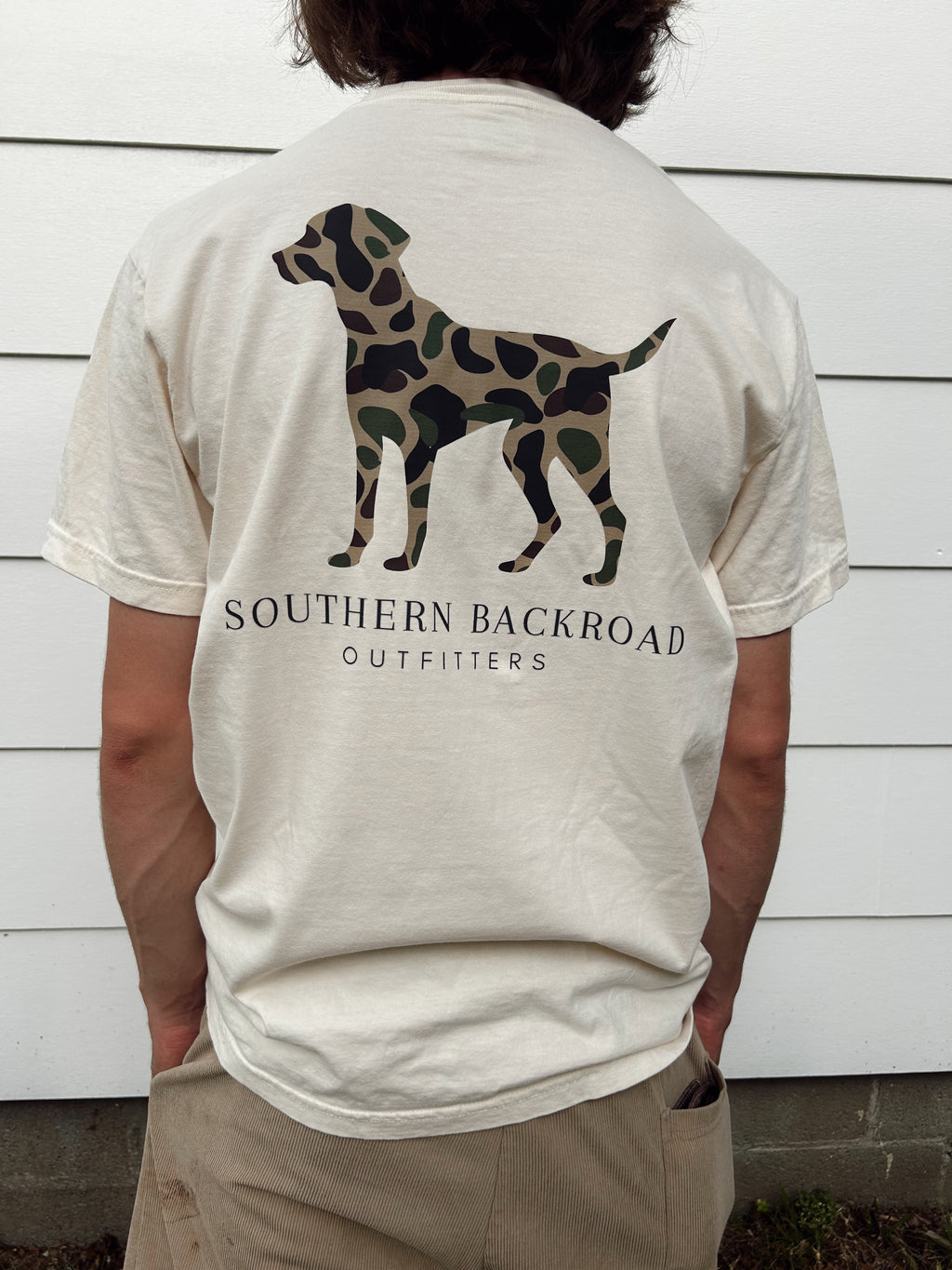 Bottomland Camo Dog Tee