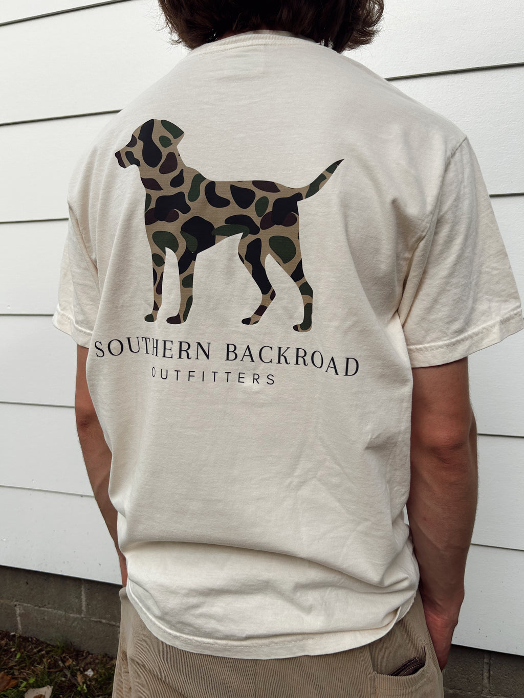 Bottomland Camo Dog Tee