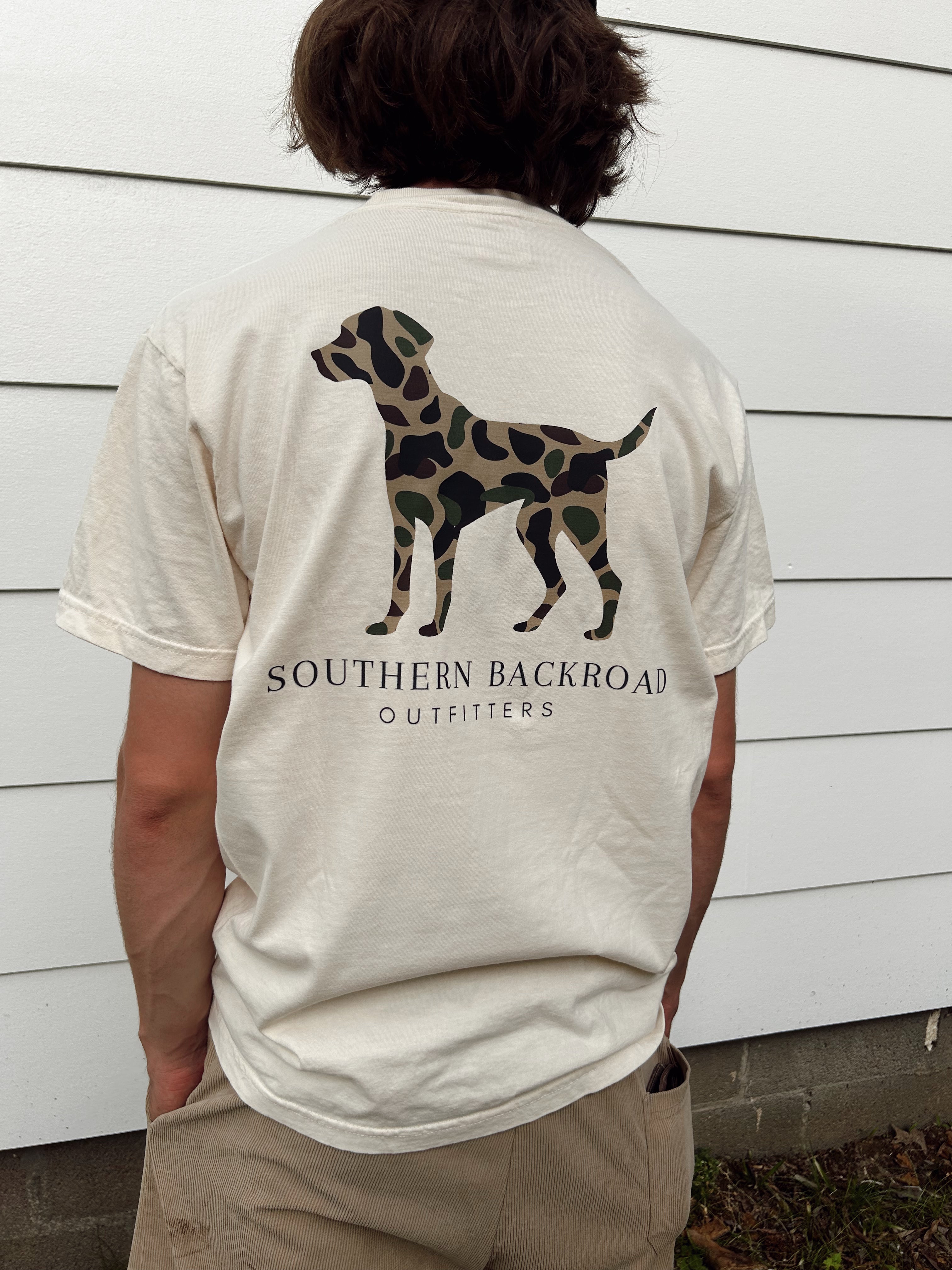 Bottomland Camo Dog Tee